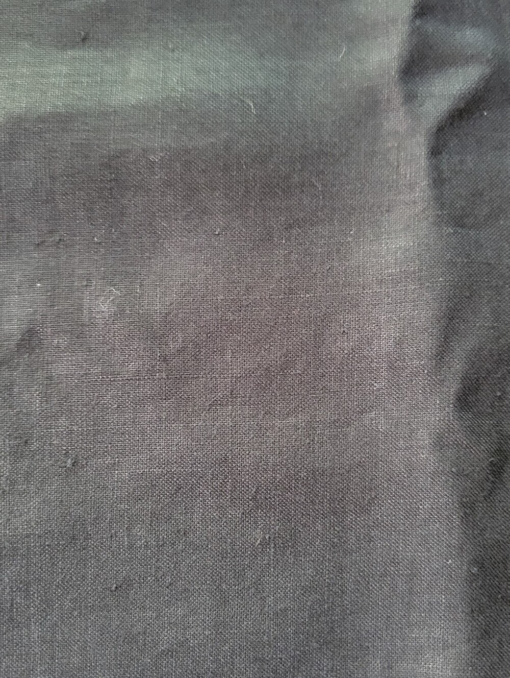Vintage Black Sewing Fabric 46" × 2.4 Yards